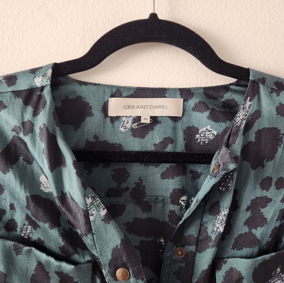 Gerard Deral Cheetah Print Cargo Dress size 4 - Picture 3 of 7